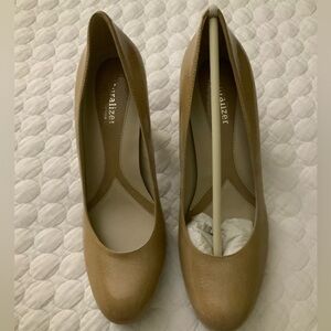 Naturalizer Lennox Taupe Patent Leather Pump